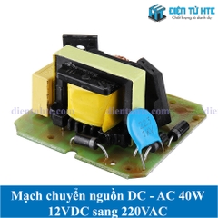 Mạch chuyển đổi nguồn DC-AC Inverter 12VDC sang 220VAC 40W