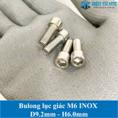 Ốc lục giác - Bulon lục giác Inox 304 Size M6