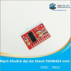 Mạch khuếch đại âm thanh PAM8403 siêu nhỏ 3Wx2