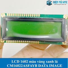 LCD ký tự 1602 nền vàng xanh lá chữ đen CM16022ASFAYB chính hãng DATA IMAGE