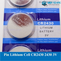 Pin Lithium Cell CR2430 2430 3V (trong vỉ)