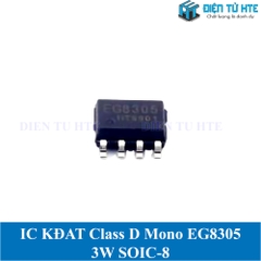 IC khuếch đại âm thanh Class D Mono 3W EG8305 SOIC8