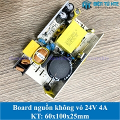 Board nguồn không vỏ 24V 4A 60x100x25mm New
