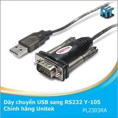 Cáp USB to RS232 (USB to com) Unitek Y-105