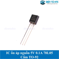 IC ổn áp nguồn 5V 0.1A 78L05 7805 TO-92