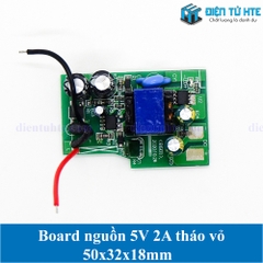 Board nguồn 5V 2A tháo vỏ 50x32x18mm