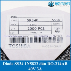 Diode Schottky SS34 1N5822 SMD DO-214AB 40V 3A