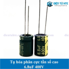 Tụ hóa tần số cao 6.8uF 400V 8x12mm 10x13mm