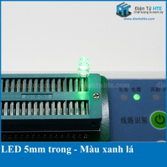 LED đơn F5 trong 5mm - Màu trắng siêu sáng