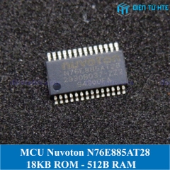 Vi điều khiển 8051 Nuvoton N76E885AT28 TSSOP28 chính hãng