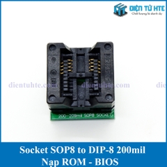 Socket - Đế chuyển SOP8 SOIC8 sang DIP8 nạp rom BIOS pitch 1.27mm