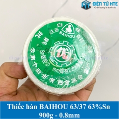 Thiếc hàn BAIHOU Con khỉ trắng 63/37 Sn63% 0.8mm cuộn 900g