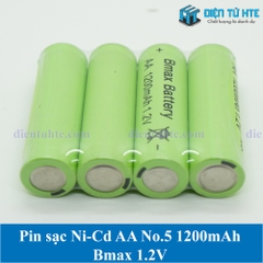 Pin sạc 1.2V size AA Ni-Cd Bmax 1200mAh