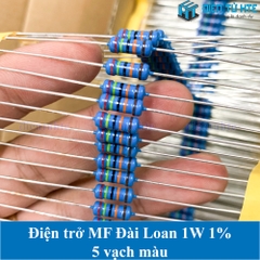 Điện trở MF Đài Loan 1W 5 vạch màu 1%