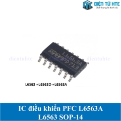 IC điều khiển Transition-Mode PFC L6563A L6563 Dán SOP-14