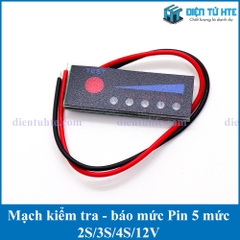 Mạch kiểm tra báo mức Pin - Acquy