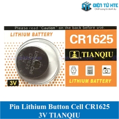 Pin Lithium Cell TIANQIU CR1625 1625 3V (Trong vỉ)