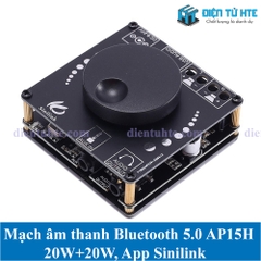 AP15H Mạch âm thanh Stereo Bluetooth 5.0 công suất 20Wx2 có app điều khiển Sinilink
