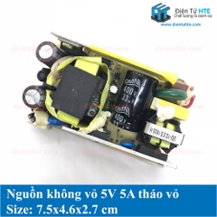 Board nguồn không vỏ 5V 5A tháo vỏ