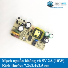 Nguồn không vỏ 5V 2A chất lượng