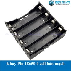 Hộp đế đựng Pin sạc 18650 4 khay hàn mạch