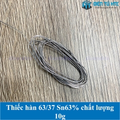 Thiếc hàn 63/37 Sn63% 0.8mm chất lượng cao - Bán lẻ 10g