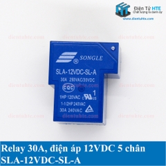 Relay 12V 5 chân - 6 chân T90 30A chính hãng SONGLE SLA-12VDC