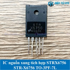 IC nguồn xung tích hợp STRX6756 STR-X6756 TO-3PF-7L chính hãng Sanken
