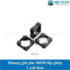 Khung giữ Pin 18650 1 cell lắp ghép