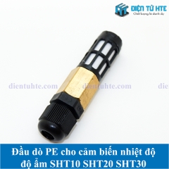 Đầu dò PE cho cảm biến nhiệt dộ - độ ẩm SHT10 SHT20 SHT30 màu đen HS12-40