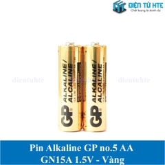 Pin AA 1.5V No.5 GN15A LR6 Alkaline GP Vàng