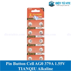 Pin cúc áo TIANQIU AG0 LR69 379A LR521 1.55V Alkaline (Trong vỉ)