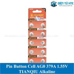 Pin cúc áo TIANQIU AG0 379A LR521 1.55V Alkaline (Trong vỉ)