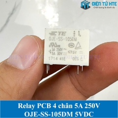Relay TE OEG OJE-SS-105DM 5A 250V coil 5V 4 chân