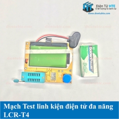 Mạch Test Linh Kiện Điện Tử Đa Năng LCR-T4 Kèm Pin - Có vỏ Mica