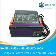 Bộ điều khiển nhiệt độ làm nóng và làm lạnh STC-1000
