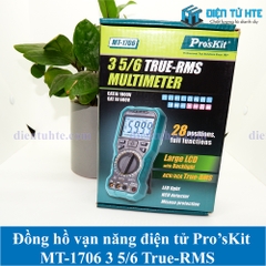 Đồng hồ vạn năng số Pro'sKit MT-1706 3-5/6 True RMS