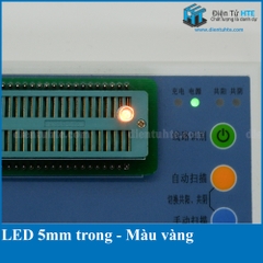 LED đơn F5 trong 5mm - Màu trắng siêu sáng