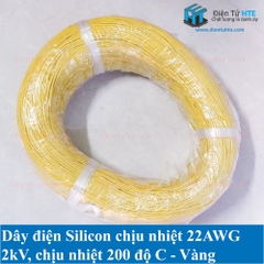 Dây điện Silicon chịu nhiệt siêu mềm 22AWG nhiều màu 1 mét