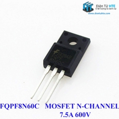 MOSFET FQPF8N60C TO-220F 7.5A 600V Kênh N