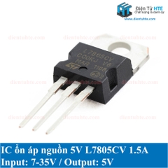 IC ổn áp nguồn L7805CV 5V 1.5A TO-220
