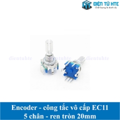 Encoder xoay/Biến trở số/công tắc vô cấp EC11 EC11I 5 chân dài 20mm