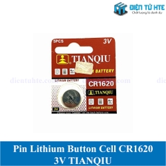 Pin Lithium Cell TIANQIU CR1620 1620 3V (Trong vỉ)