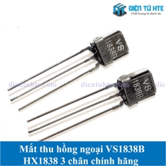 Mắt thu hồng ngoại VS1838B HX1838 3 chân vỏ nhôm chính hãng