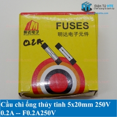 Cầu chì ống thủy tinh 5x20mm