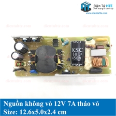 Board nguồn không vỏ 12V 7A tháo vỏ