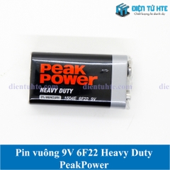 Pin vuông 9V 6F22 PEAKPOWER