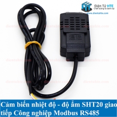 Cảm biến nhiệt độ - độ ẩm SHT20 giao tiếp Công nghiệp Modbus RS485