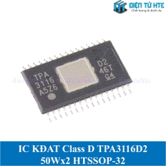 IC khuếch đại âm thanh TPA3116D2 TPA3116D2DADR 50W 2 kênh Class D HTSSOP-32 Mới