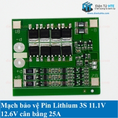 Mạch sạc xả bảo vệ Pin 3S 11.1V 12.6V 25A